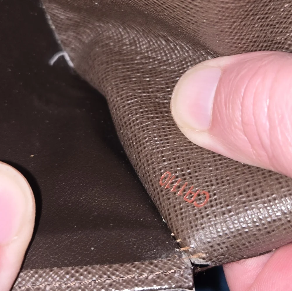 Louis Vuitton Damier Wallet with Custom Interior